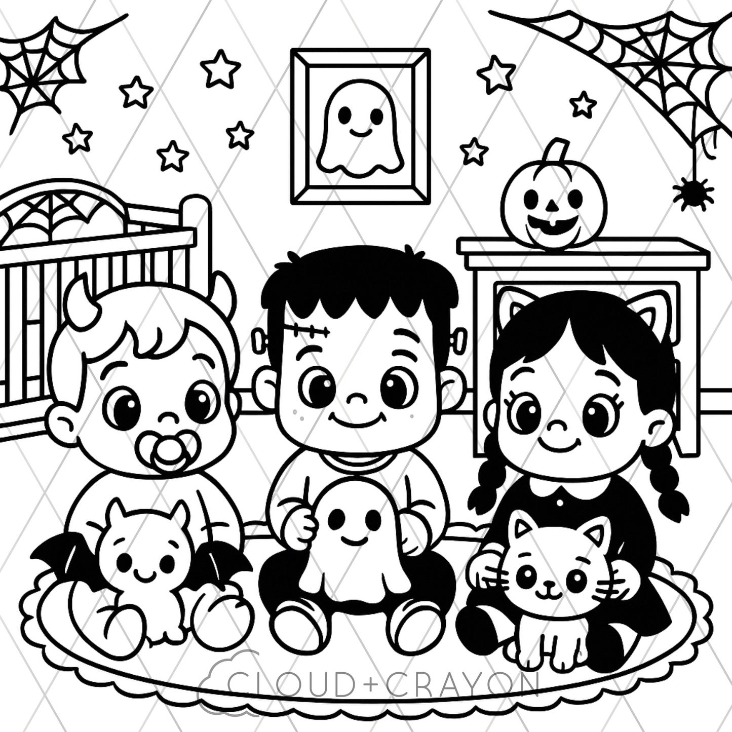 Boo Crew β Spooky Halloween Colouring Book for Kids